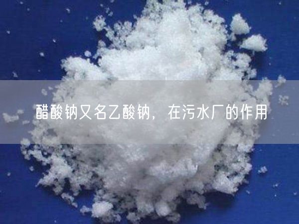 醋酸钠又名乙酸钠，在污水厂的作用(图2)